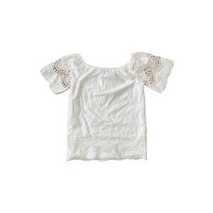 Flying Tomato White Lace Dress Girls Size‎ 7/8 Med Cottagecore Boho